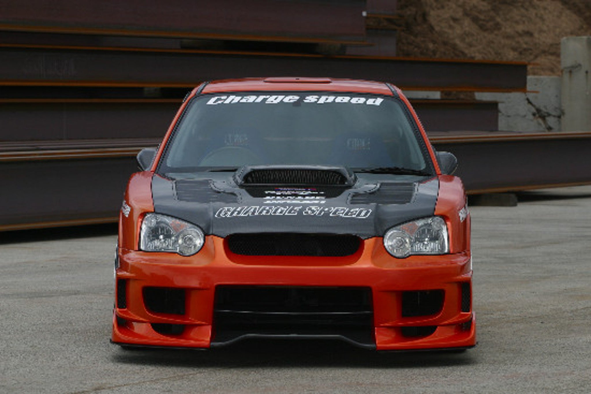 Charge Speed 2004-2005 Subaru Impreza GD-B Peanut Eye Super GT Wide Body Kit Full Kit With 3D CARBON