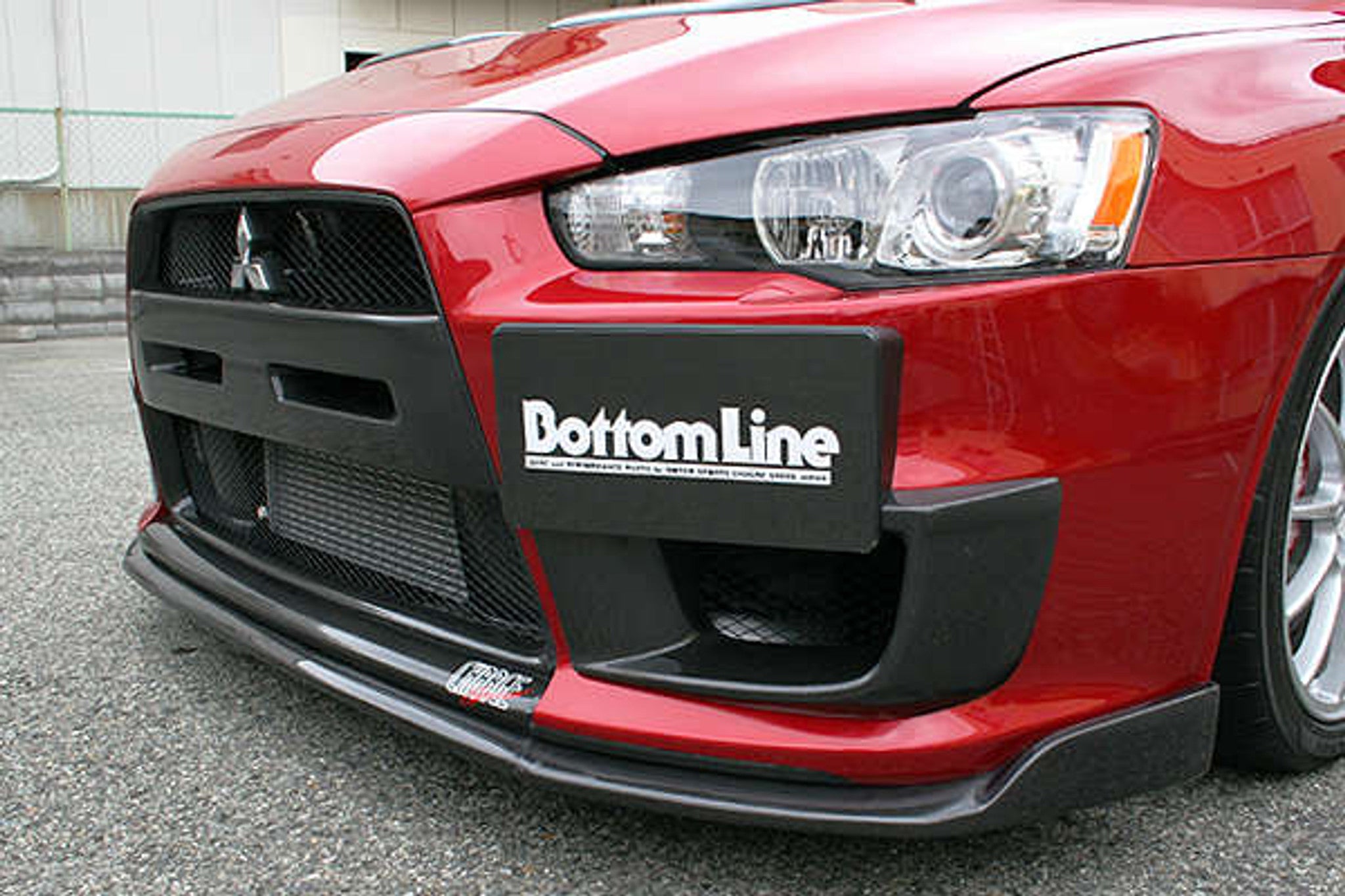 Charge Speed 2008-2017 Mitsubishi Lancer Evo X Bottom Line Type-2 Front Lip FRP