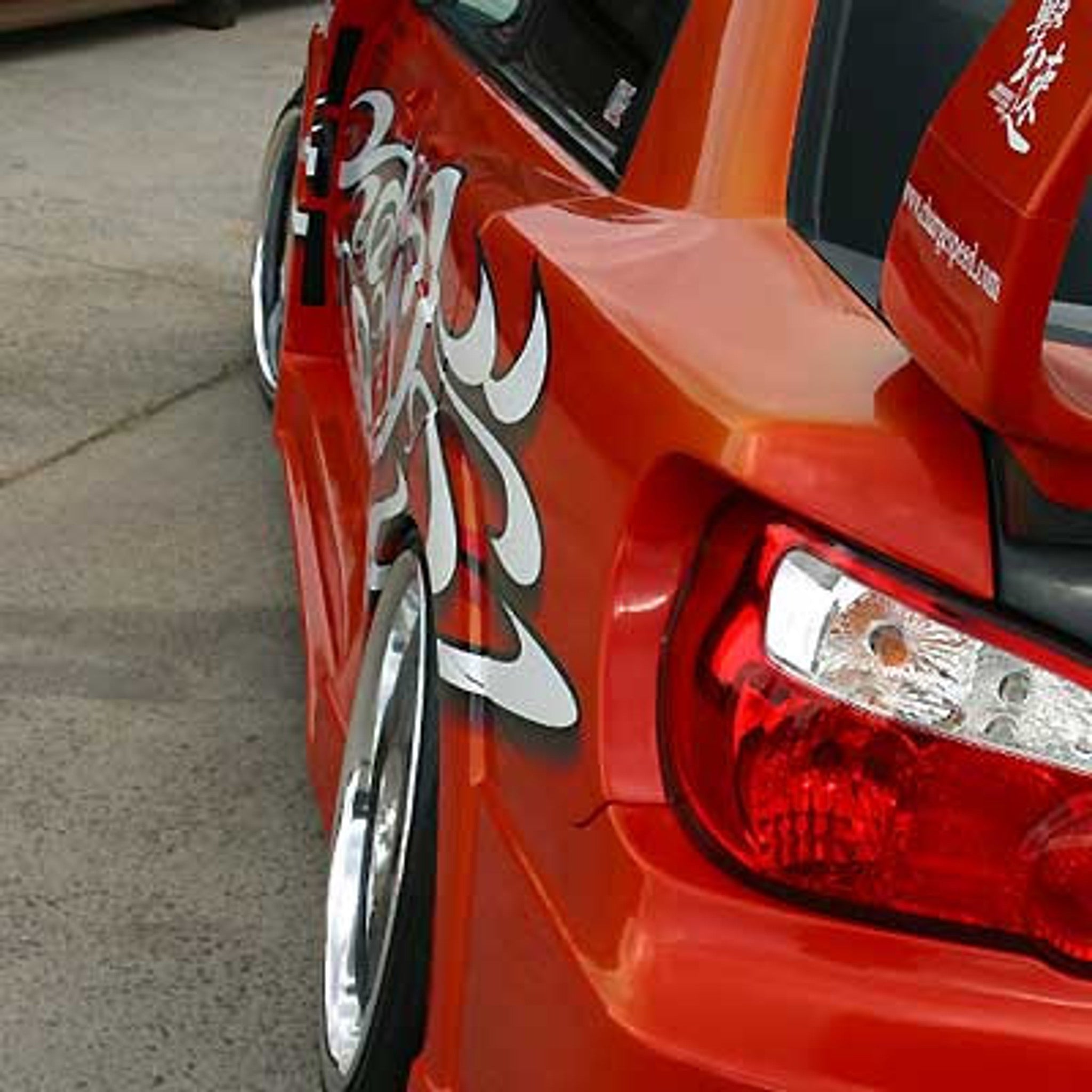 Charge Speed 2002-2003 Subaru Impreza GD-A Round Eye Type-2 Super GT Wide Body Full Kit With 3D Center