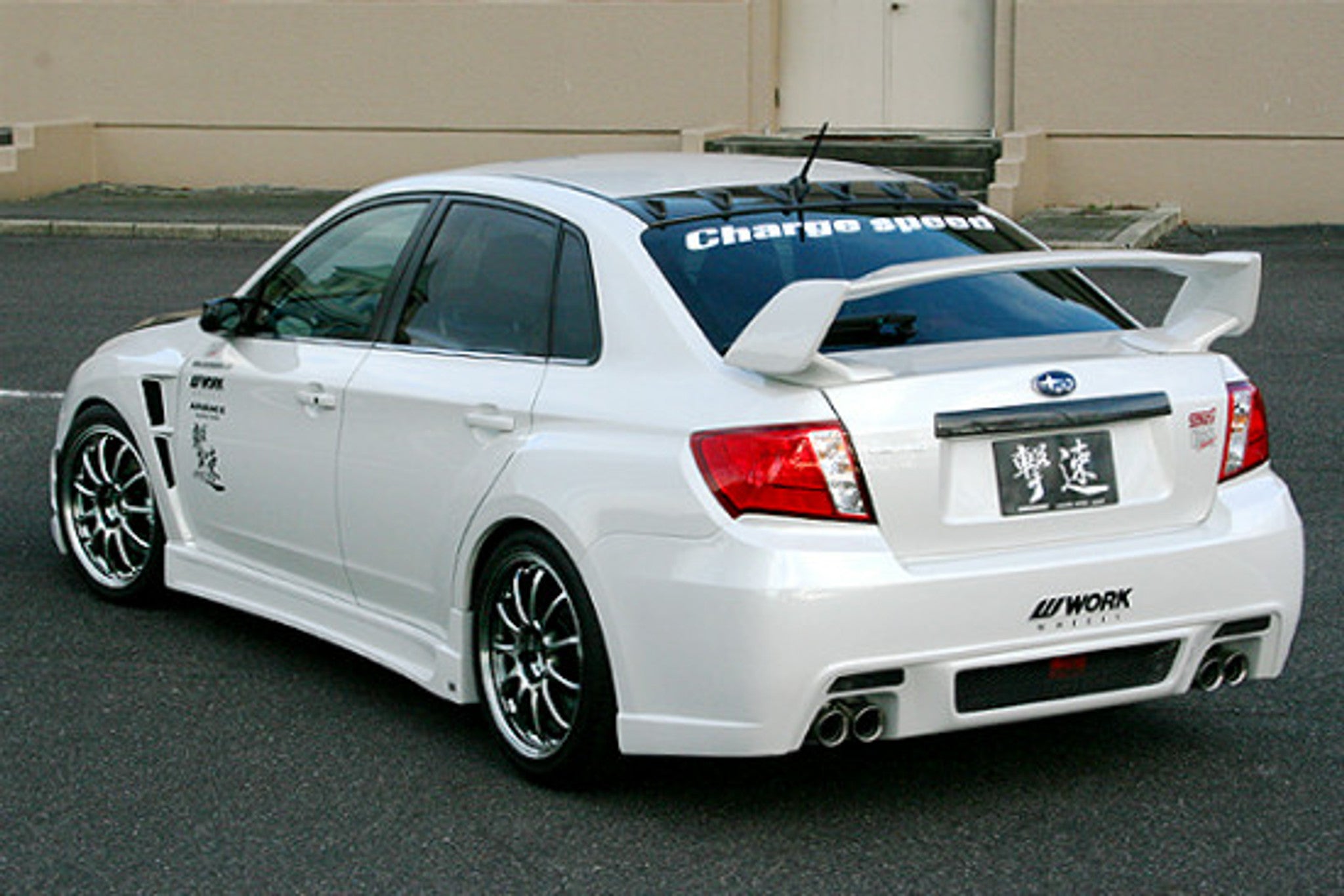 Charge Speed Type C 2011-2014 Subaru WRX STi & Non-STi Sedan Rear Bumper
