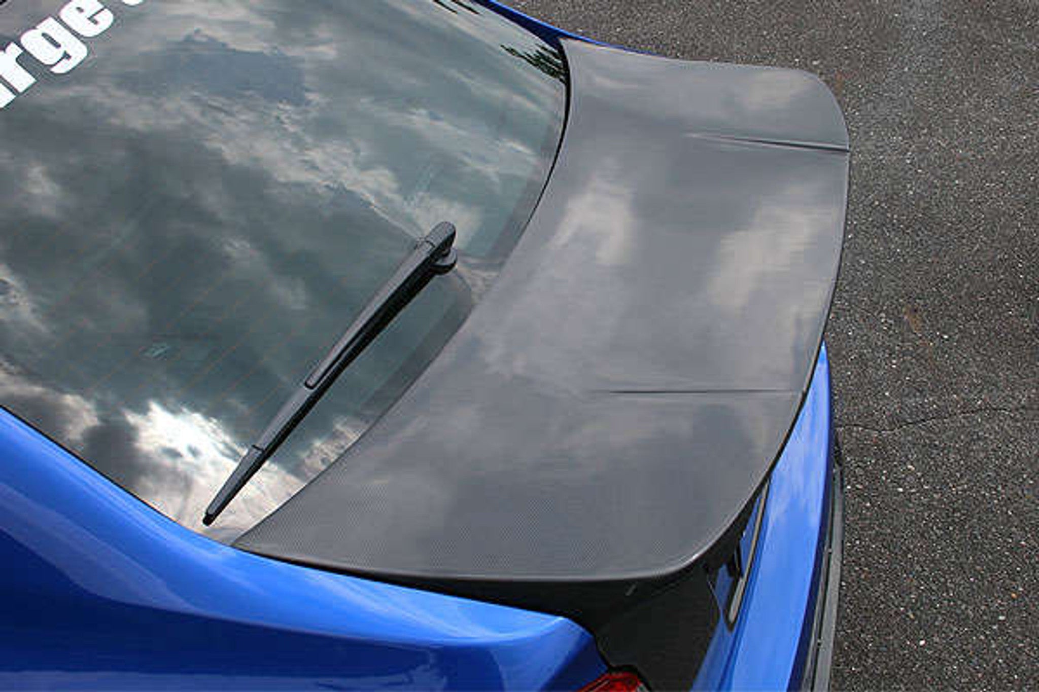 Charge Speed 2015-2021 Subaru WRX STi 4 Doors Sedan VA-B-C Carbon Aero Trunk with Integrated Rear Spoiler & Finisher