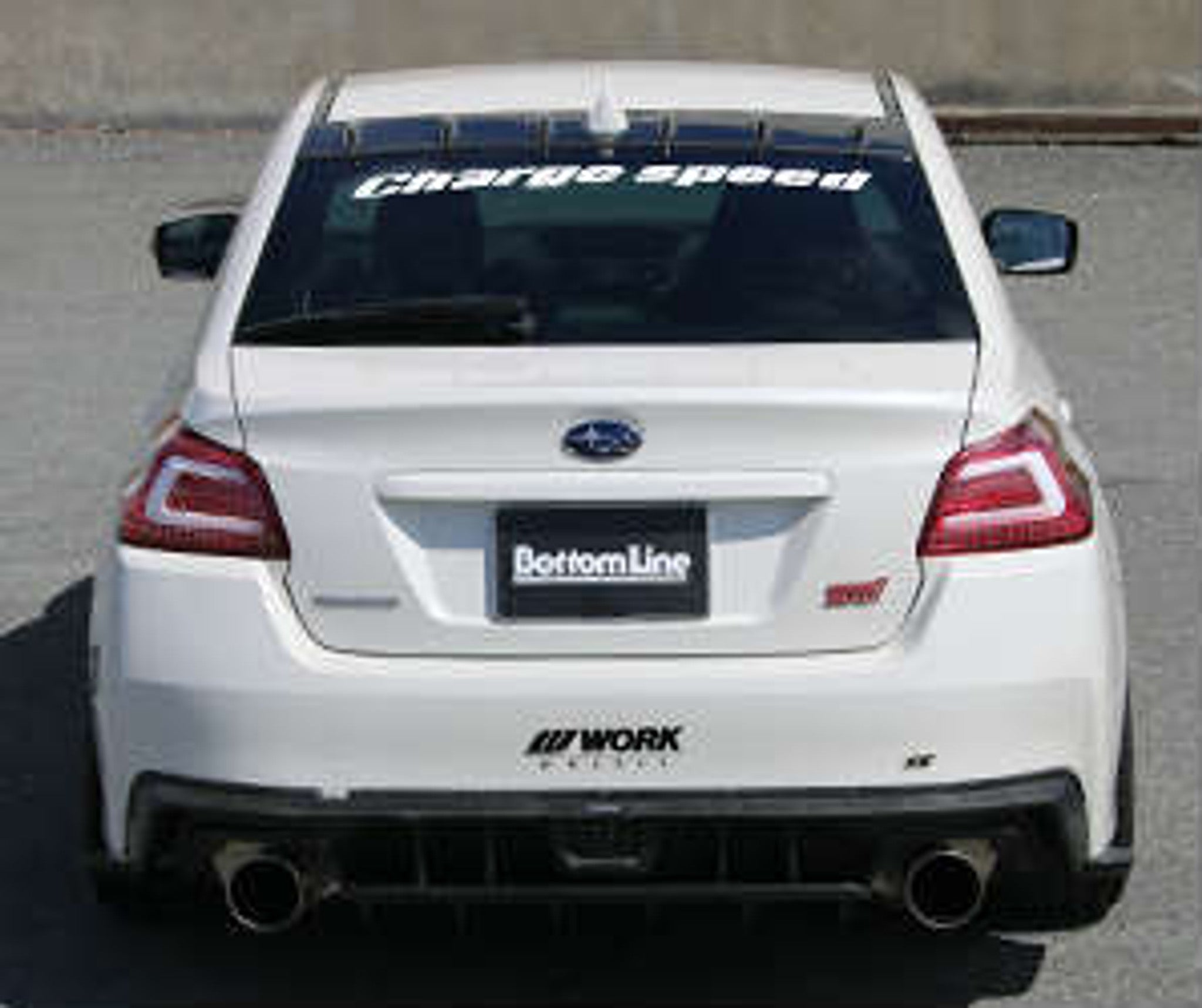 Charge Speed 2015-2017 Subaru WRX STi 4 Doors Sedan VA-B-C BottomLine Type 2 FRP Full Lip Kit for STi