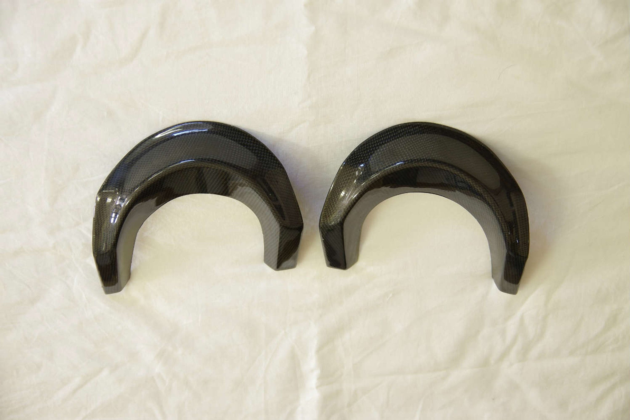 Charge Speed 2003-2007 Infiniti G-35 Coupe Carbon Heat Shields For Exhaust Tip on OEM Rear Bumper