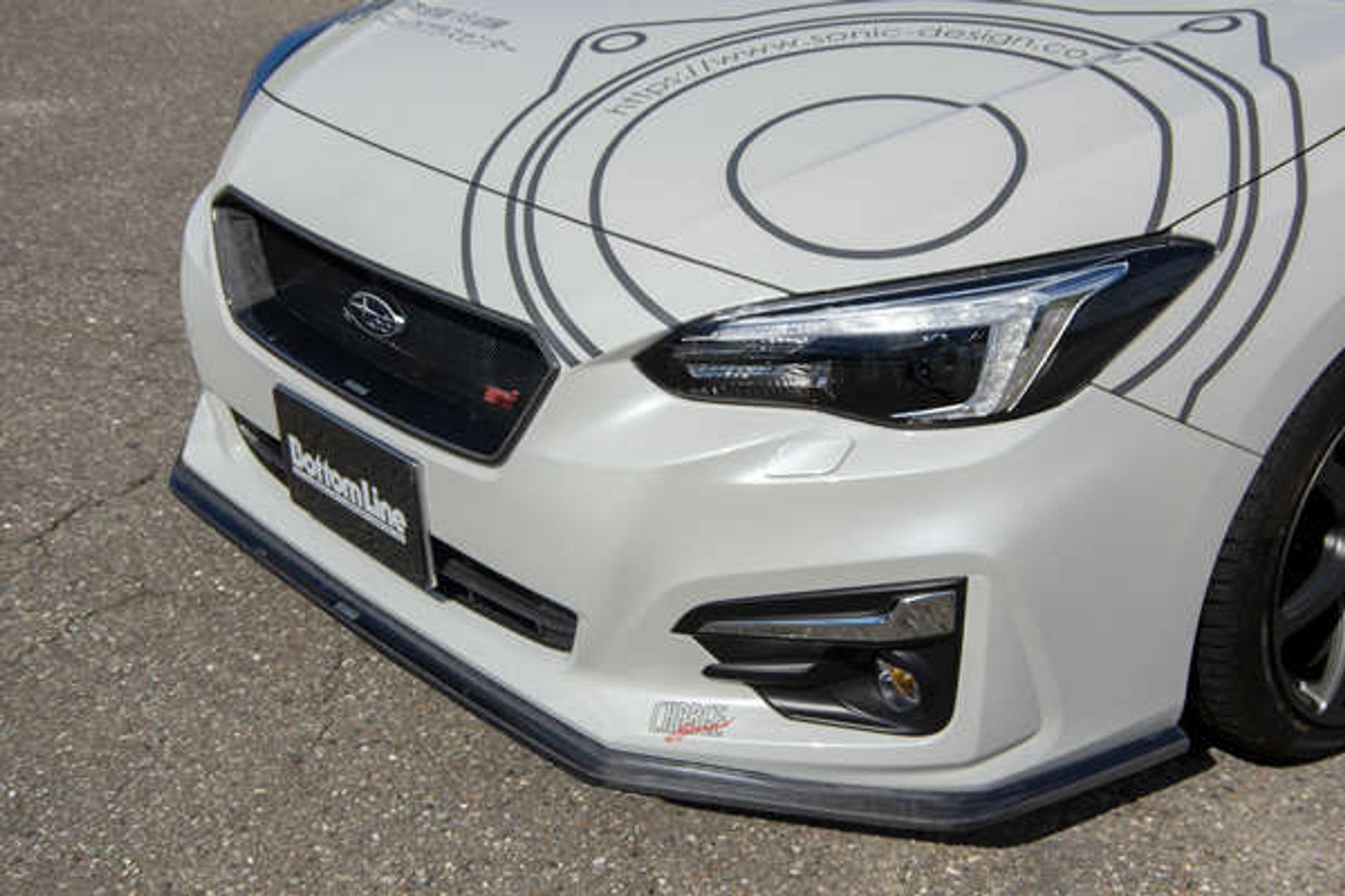 Charge Speed 2016-2020 Subaru Impreza Sport/ Premium GT 5Dr Hatchback Bottom Line Carbon Front Lip