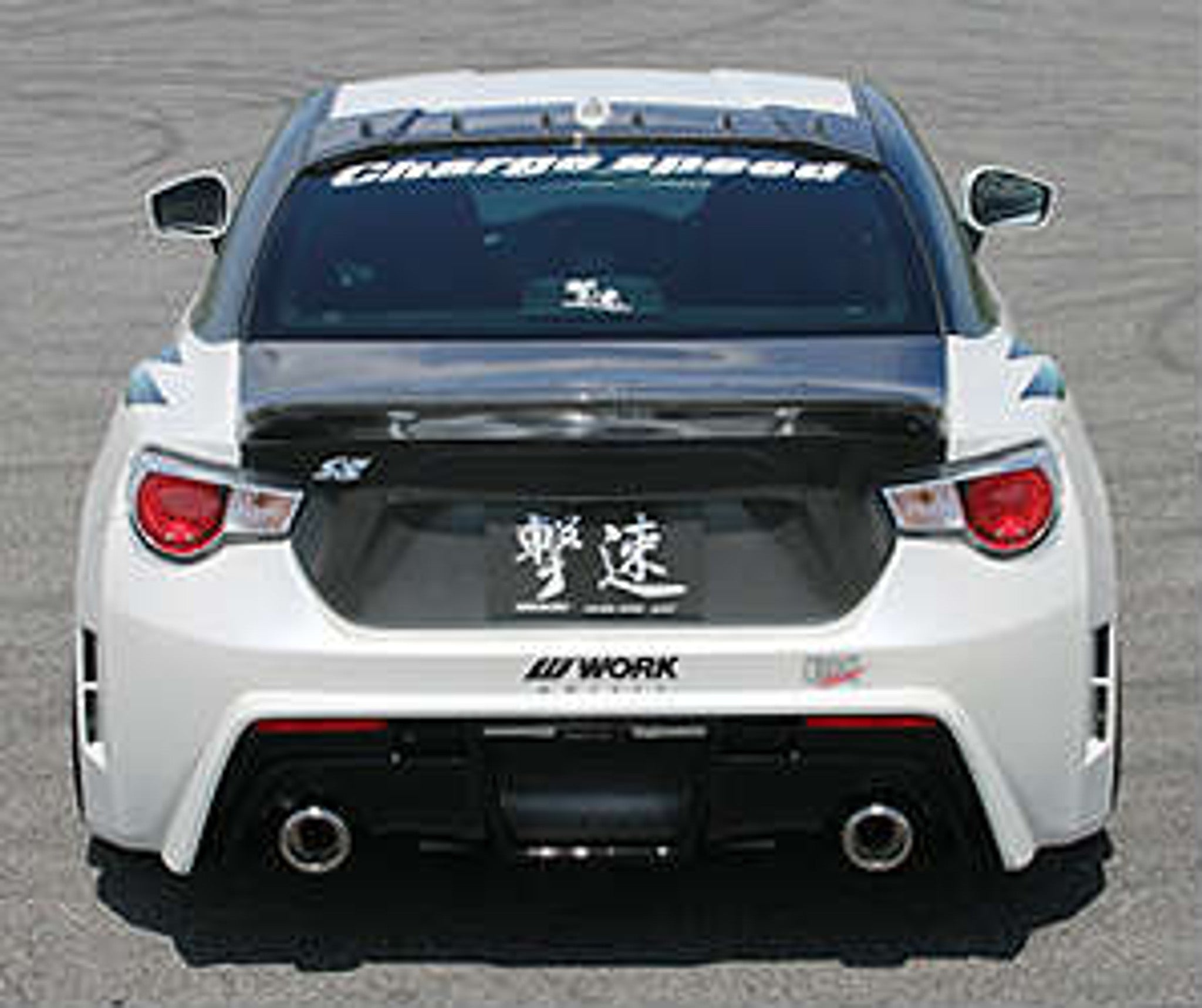 Charge Speed 2013-2020 Subaru BR-Z ZC-6/ 2017-2020 Toyota 86 ZN-6 Type 2 Rear Bumper with LED BACKUP LAMP and REAR REFLECTOR