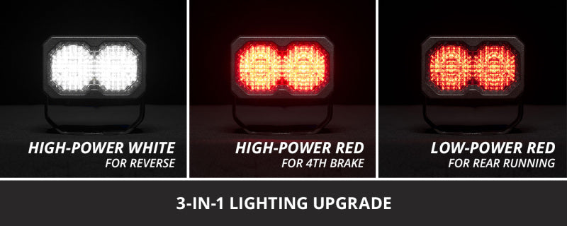 Diode Dynamics C2R White Flood Flush Mount LED Pod (Pair)