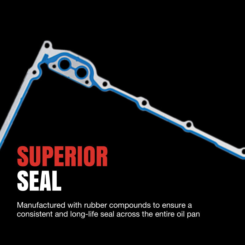 Fel-Pro Oil Pan SnapUps Included for OS 34501 R Engine Oil Pan Gasket Set PermaDry molded rubber