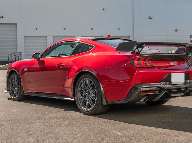 2024-UP MUSTANG S650 | CARBON FIBER GT500 REAR HIGH WING SPOILER