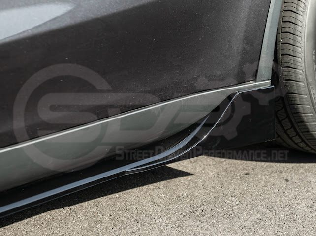 2025-UP TESLA MODEL Y | SDP TRACK STYLE SIDE SKIRTS ROCKER PANEL GROUND EFFECTS PAIR