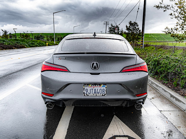 2022+ HONDA CIVC 1.5T & 2023+ ACURA INTEGRA 1.5T | MUFFLER DELETE AXLE BACK EXHAUST KIT (CHROME TIPS OR BURNT BLUE TIPS)