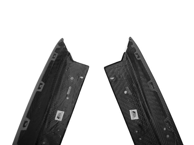 2021-Up BMW G80 M3 | Factory Style CARBON FIBER Rear Apron Lip Splitter Pair