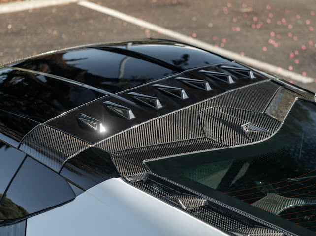 2020-UP CORVETTE C8 WINDSHIELD UPPER MOLDING TRIM SURROUNDING