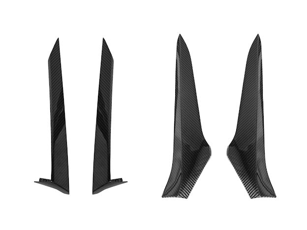 2023+ CORVETTE C8 E-RAY / Z06 | CARBON FIBER SIDE FENDER VENT DOOR TRIM REPLACEMENT PAIR