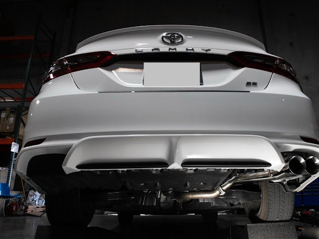 2018-2024 Toyota Camry SE | T-304 Muffler Delete Single Exit Axle Back Exhaust (Chrome or Burnt Blue Tips)