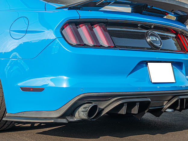 2015-17 FORD MUSTANG | RTR PERFORMANCE PACKAGE 3PCS BUMPER DIFFUSER