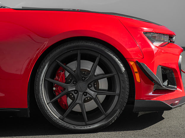 2017-UP CAMARO ZL1 1LE FRONT AIR DUCT BEZELS & CANARDS DIVE PLANES