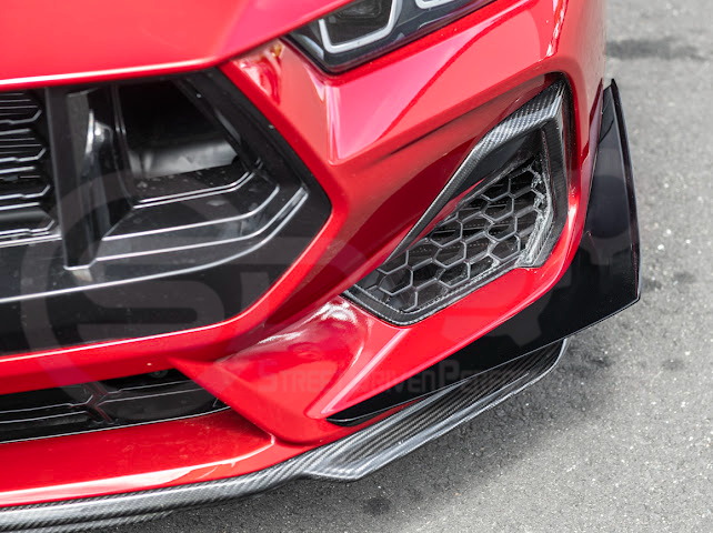2024-UP MUSTANG S650 GT | FRONT SPLITTER LIP GROUND EFFECTS CANARDS PAIR