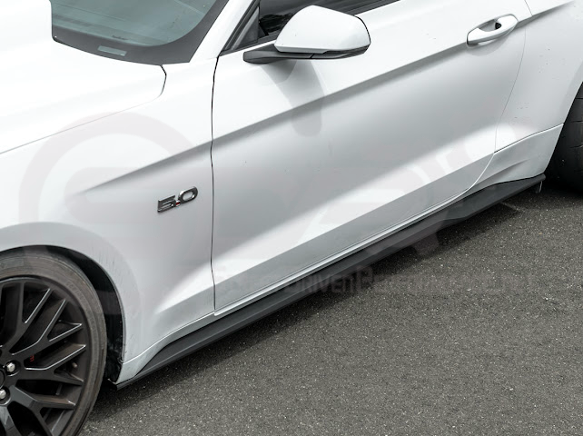 2015-2023 FORD MUSTANG S550 | SIDE SKIRTS EXTENSION ROCKER PANELS GROUND EFFECTS