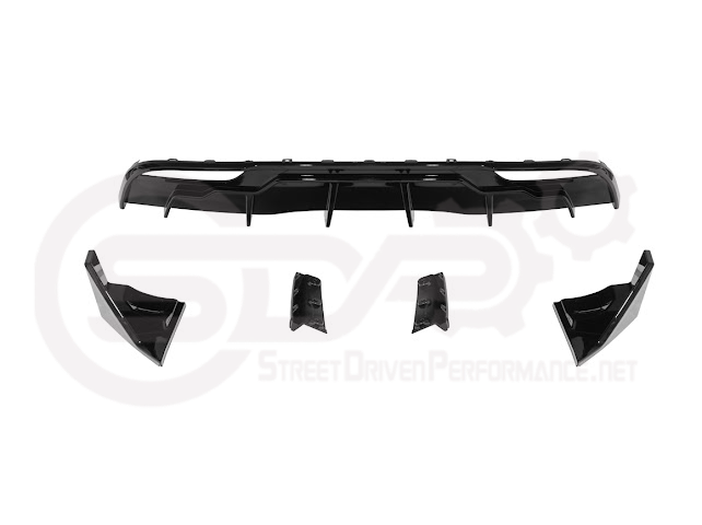 2024-UP TESLA MODEL 3 TRACK STYLE REAR BUMPER DIFFUSER
