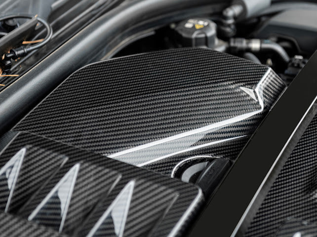 2023-UP BMW G87 M2 | Factory Style Carbon Fiber Front Engine Cover Replacement