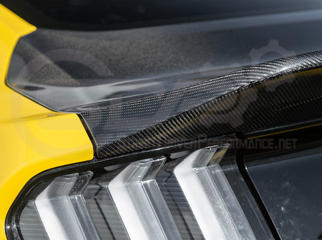 2015-2023 FORD MUSTANG | SUPER SNAKE STYLE REPLACEMENT REAR TRUNK LID WITH INTEGRATED SPOILER