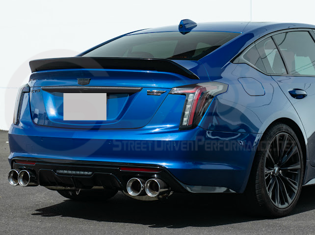 2020-Present Cadillac CT5 Sport / CT5-V / CT5-V Blackwing | Blackwing Style Rear Trunk Spoiler Wing