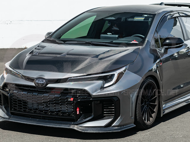 2023-UP TOYOTA GR COROLLA | JDM VRS STYLE FRONT AIR VENTED HOOD