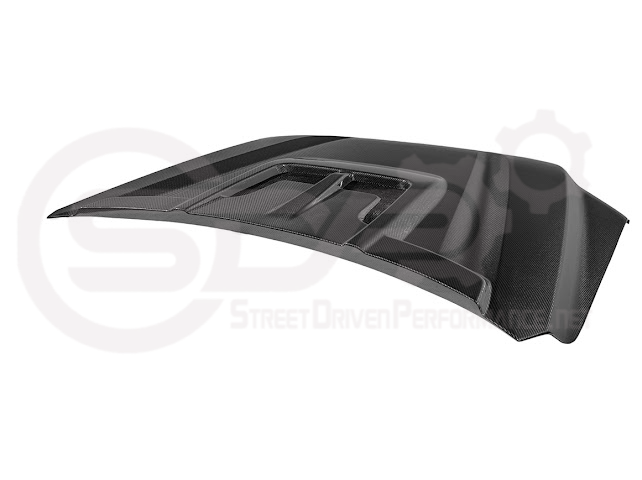 2022-UP TOYOTA TUNDRA | SDP CARBON FIBER FRONT VENTED HOOD WITH SIDE VENTS