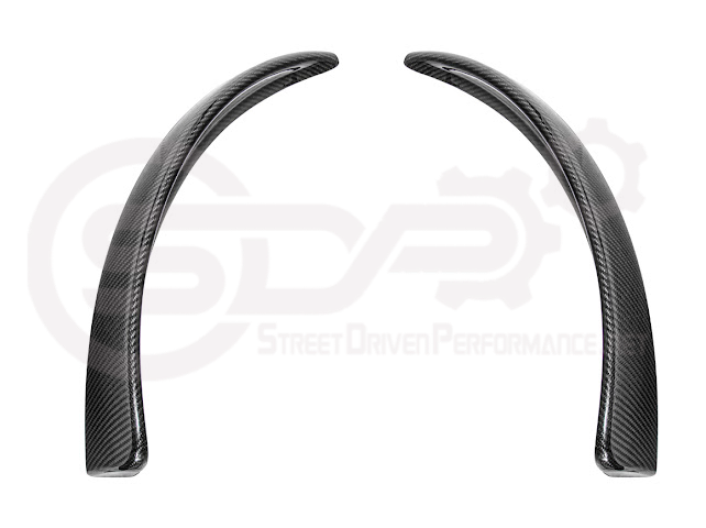 2005-2013 Chevrolet Corvette C6 |Z06 ZR1 STYLE CARBON FIBER Front & Rear Splash Guard Mud Flaps
