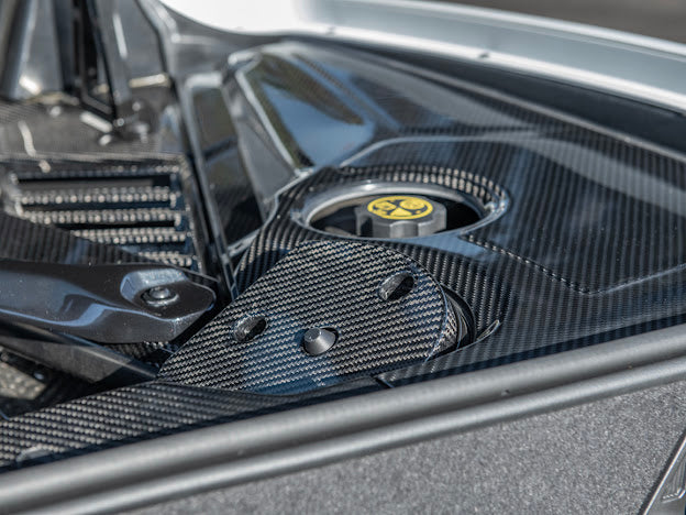 2020+ CHEVROLET CORVETTE C8 | CARBON FIBER ENGINE BAY STRUT COVERS REPLACEMENT