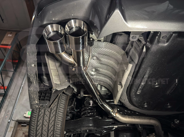 2025-PRESENT TOYOTA CAMRY SE & XSE | MUFFLER DELETE AXLE BACK EXHAUST (CHROME TIPS OR BURNT BLUE TIPS)