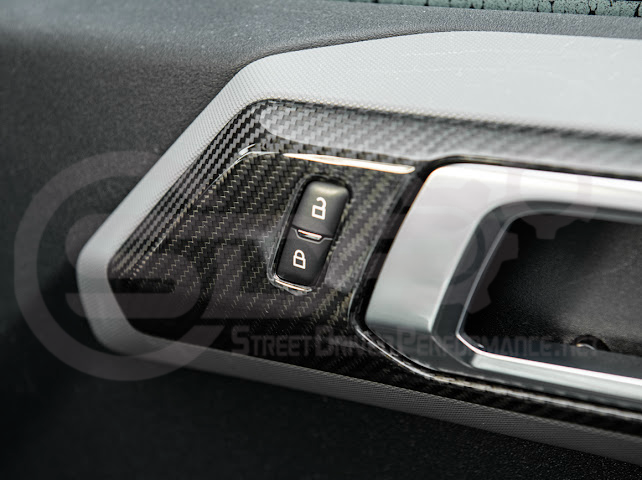 2021-UP FORD BRONCO CARBON FIBER FRONT DOOR HANDLE TRIM COVER