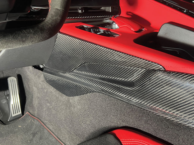2020+ CORVETTE C8 CENTER CONSOLE SIDE UPPER TRIM VENT COVER