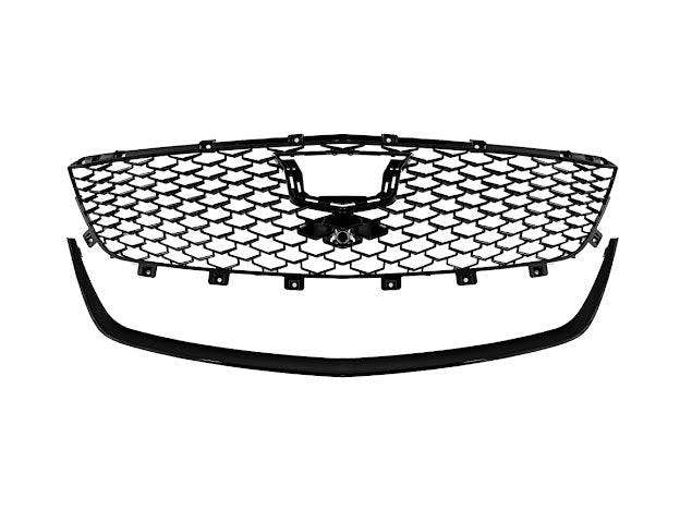 2020-2024 Cadillac CT5, CT5 SPORT, CT5-V, CT5-V Blackwing | CT5-V Blackwing Style GLOSS BLACK Front Bumper Grille Insert Replacement