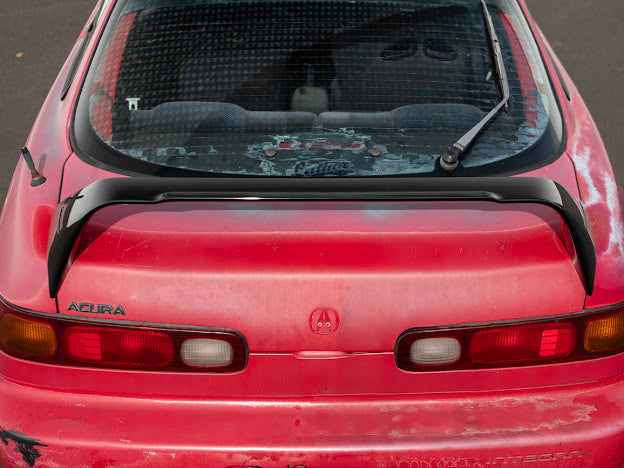 1994-2001 Acura Integra DC2 MUGEN Style Rear Lid Wing Spoiler with Emblem (Pair)