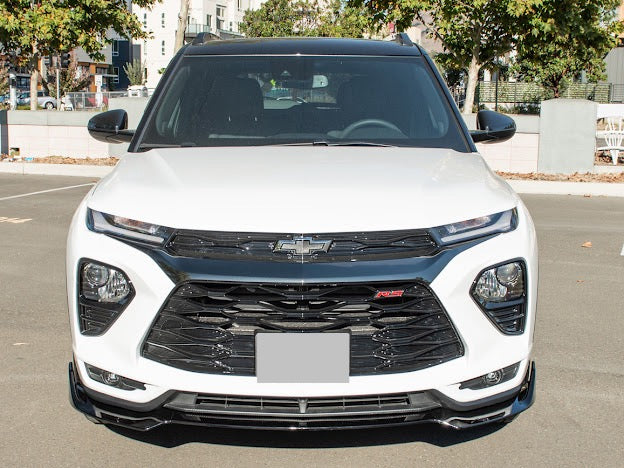 2021-Up Trailblazer RS | Performance Style GLOSSY BLACK Front Lip Splitter Ground Effects