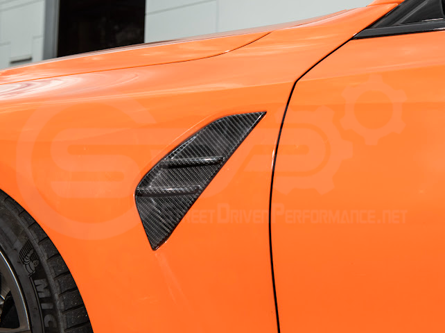 2021-UP BMW G80 M3 | FACTORY REPLACEMENT CARBON FIBER SIDE FENDER VENT COVERS REPLACEMENT PAIR