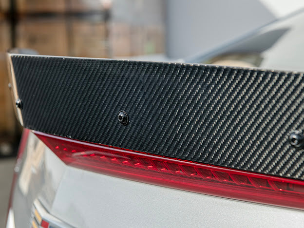 2016-2019 ATS-V Sedan  | Wickerbill Trunk Spoiler Wing Carbon Fiber