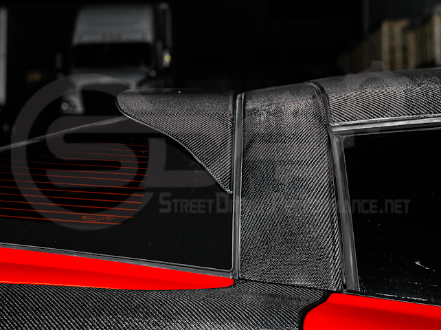 2005-2013 CHEVROLET CORVETTE C6 | SDP PERFORMANCE CARBON FIBER REAR ROOF WING LID SPOILER