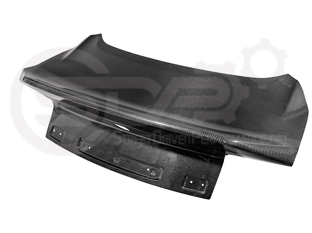 2015-2023 FORD MUSTANG | SUPER SNAKE STYLE REPLACEMENT REAR TRUNK LID WITH INTEGRATED SPOILER