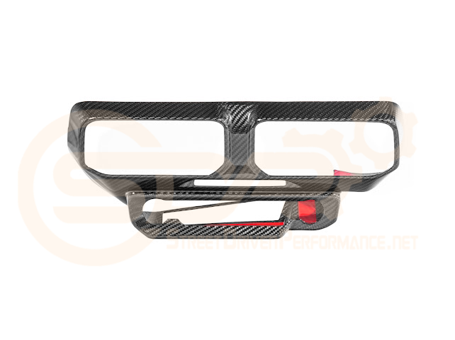 2024-UP FORD MUSTANG S650 | CARBON FIBER SINGLE SCREEN AC CONTROL CENTER SURROUNDING INTERIOR TRIM COVER