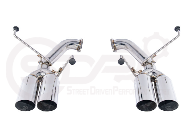 2022-PRESENT SUBARU WRX | MUFFLER DELETE BOSO AXLE BACK EXHAUST (CHROME OR BURNT BLUE TIPS)