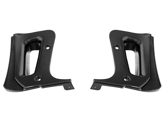 2023-Up Corvette C8 Z06 & E-RAY | Extended Hydro-Dipped Carbon Fiber Front & Rear Mud Flap Splash Guards