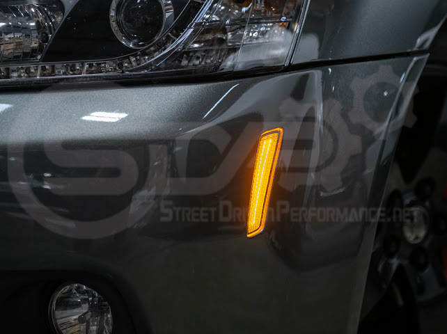2008-2009 Pontiac G8 | Front Clear / Amber / or Smoke Lens Amber Light LED Side Markers Pair