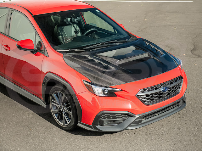 2022-UP SUBARU WRX | JDM VRS STYLE CARBON FIBER FRONT VENTED HOOD