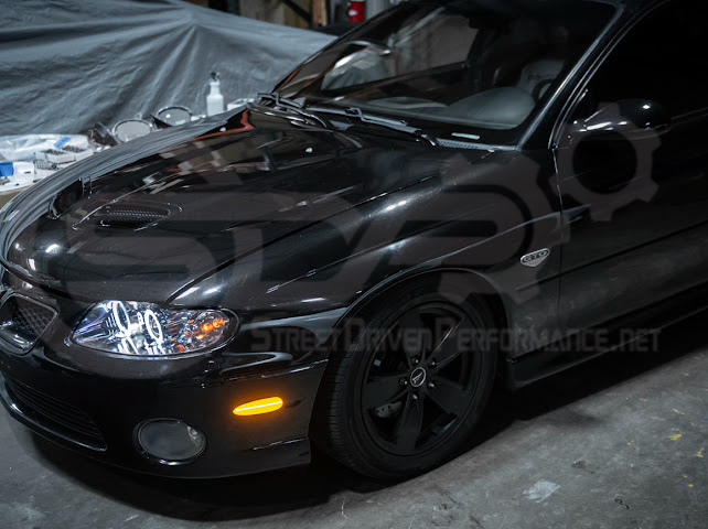 2004-2006 Pontiac GTO | Front Clear / Red / or Black Lens Amber Light LED Side Markers Pair