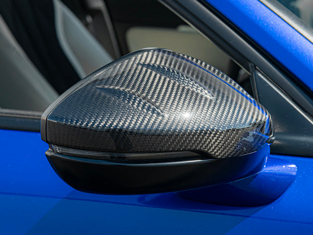 2023+ Acura Integra & 2022+ Honda Civic | JDM Mugen Style CARBON FIBER Side Mirror Covers Cap Replacement Clip-On (Pair)