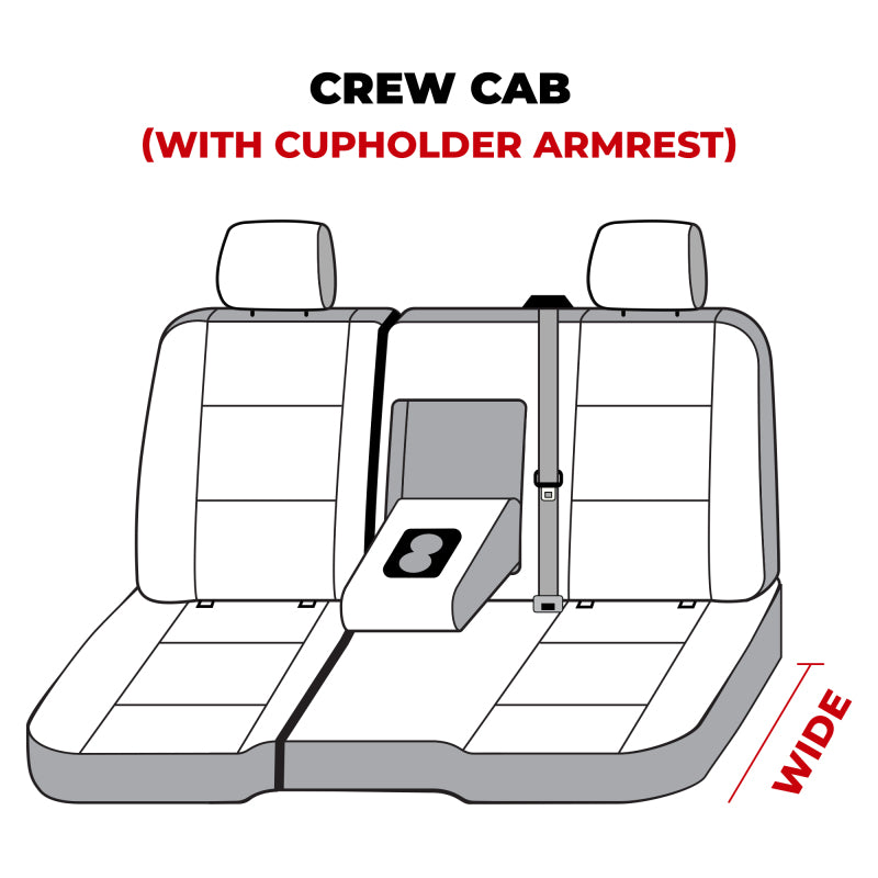 Covercraft 14 Chevrolet Silverado Waterproof Polyester SeatSaverSecond Row Seat Covers - Taupe