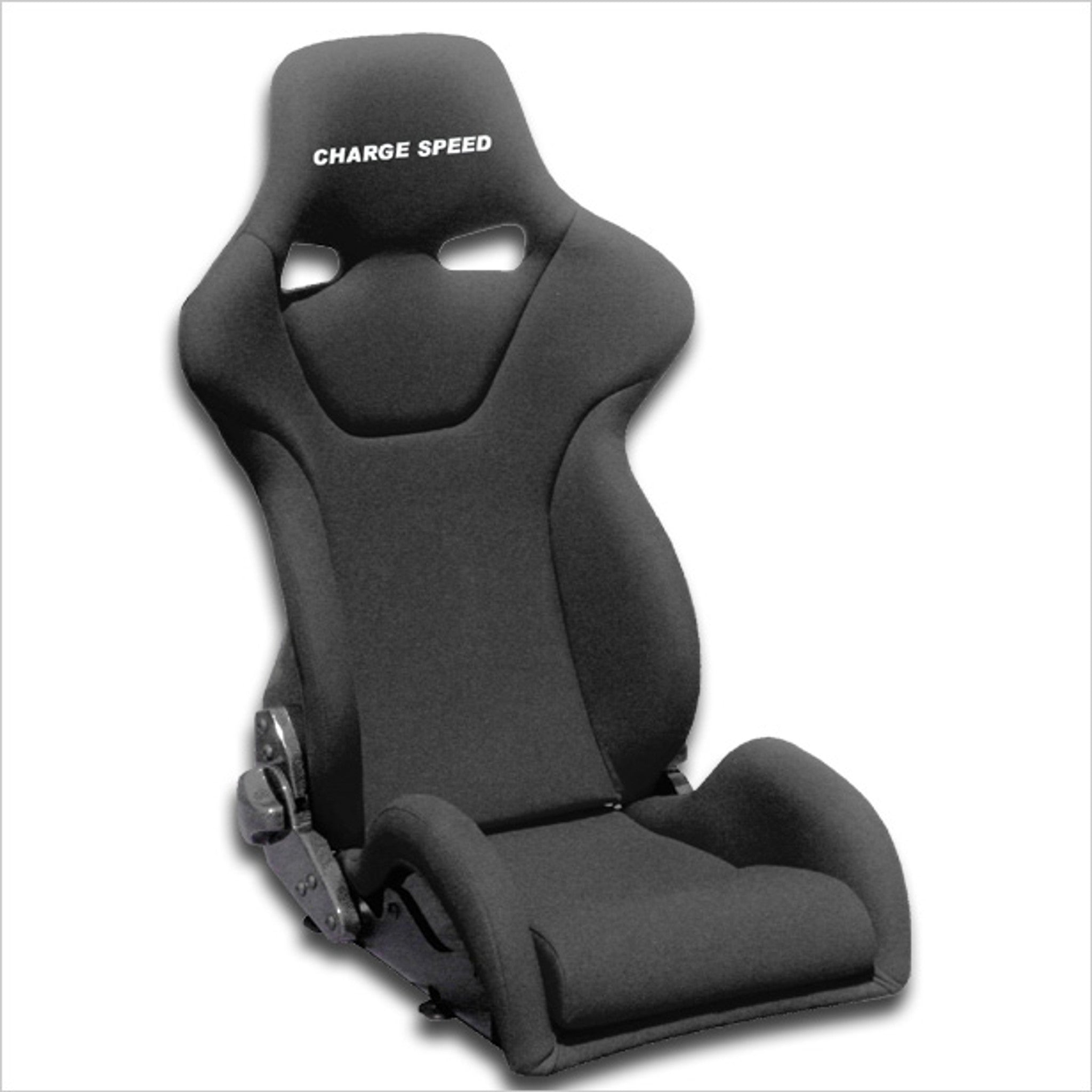 Charge Speed Racing Seat Genoa R Reclined FRP Black