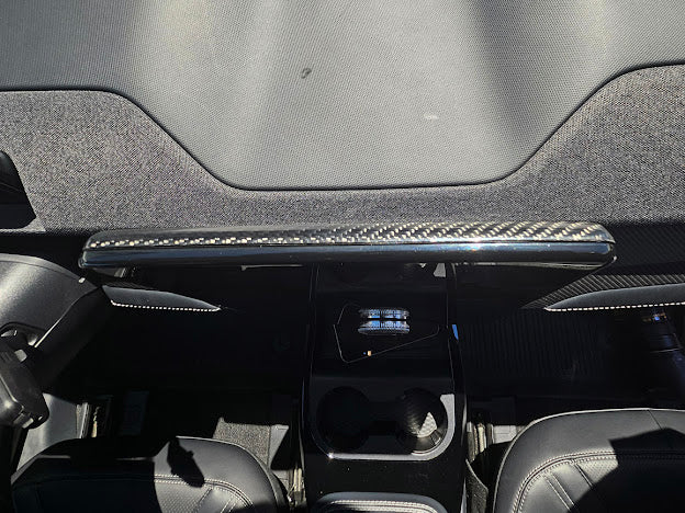 2021-Up Ford Mustang Mach-E | INTERIOR Carbon Fiber Navigation Monitor Cover